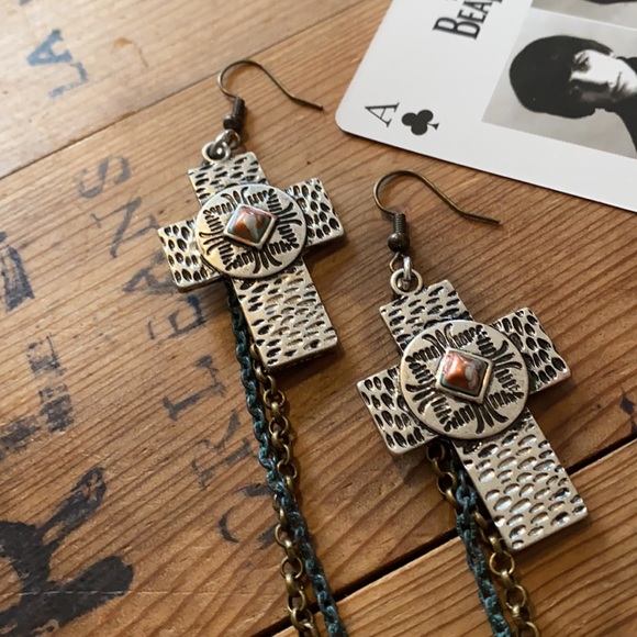 1 PAIR LEFT upcycled earrings FREE WITH A PURCHASE - Picture 10 of 17